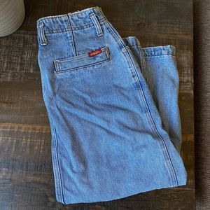 JEANJER denim midi skirt